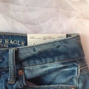 NWT American Eagle Tom Girl Jeans 00 Reg